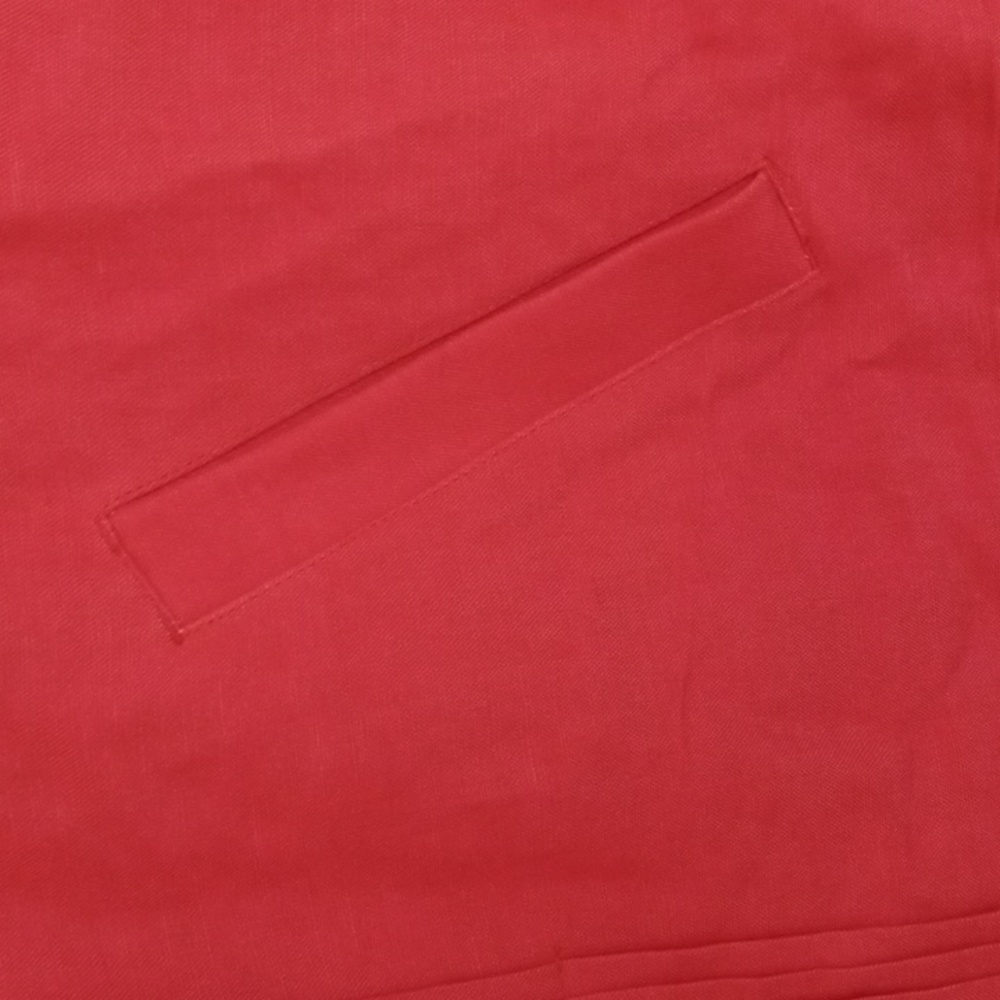 CLEARANCE Christopher and Banks New Orange 3/4 Sleeve Linen Blend Jacket Size XL - Picture 4 of 8